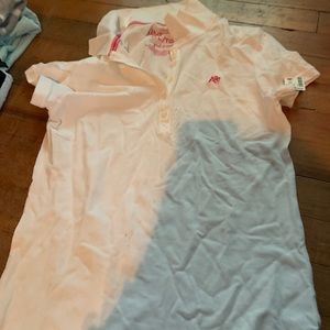 Aeropostale White Polo Slim